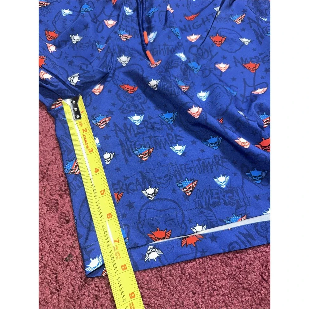 RSVLTS Swim Shorts Men's American Nightmare WWE Rhode Rage Shorts Large